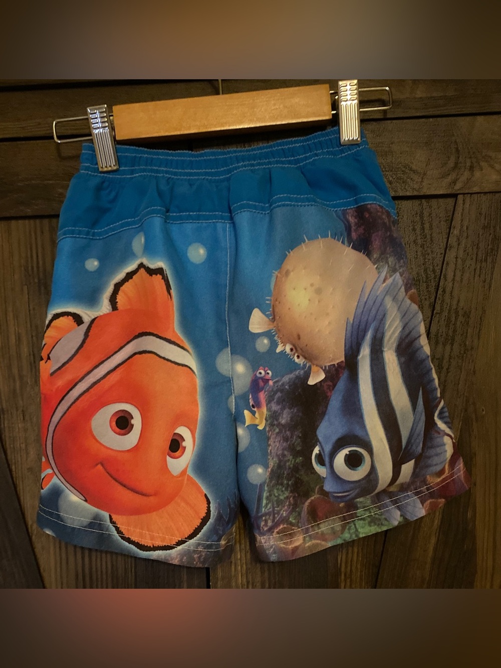Vintage ' Finding Nemo Swim Shorts with Character Print